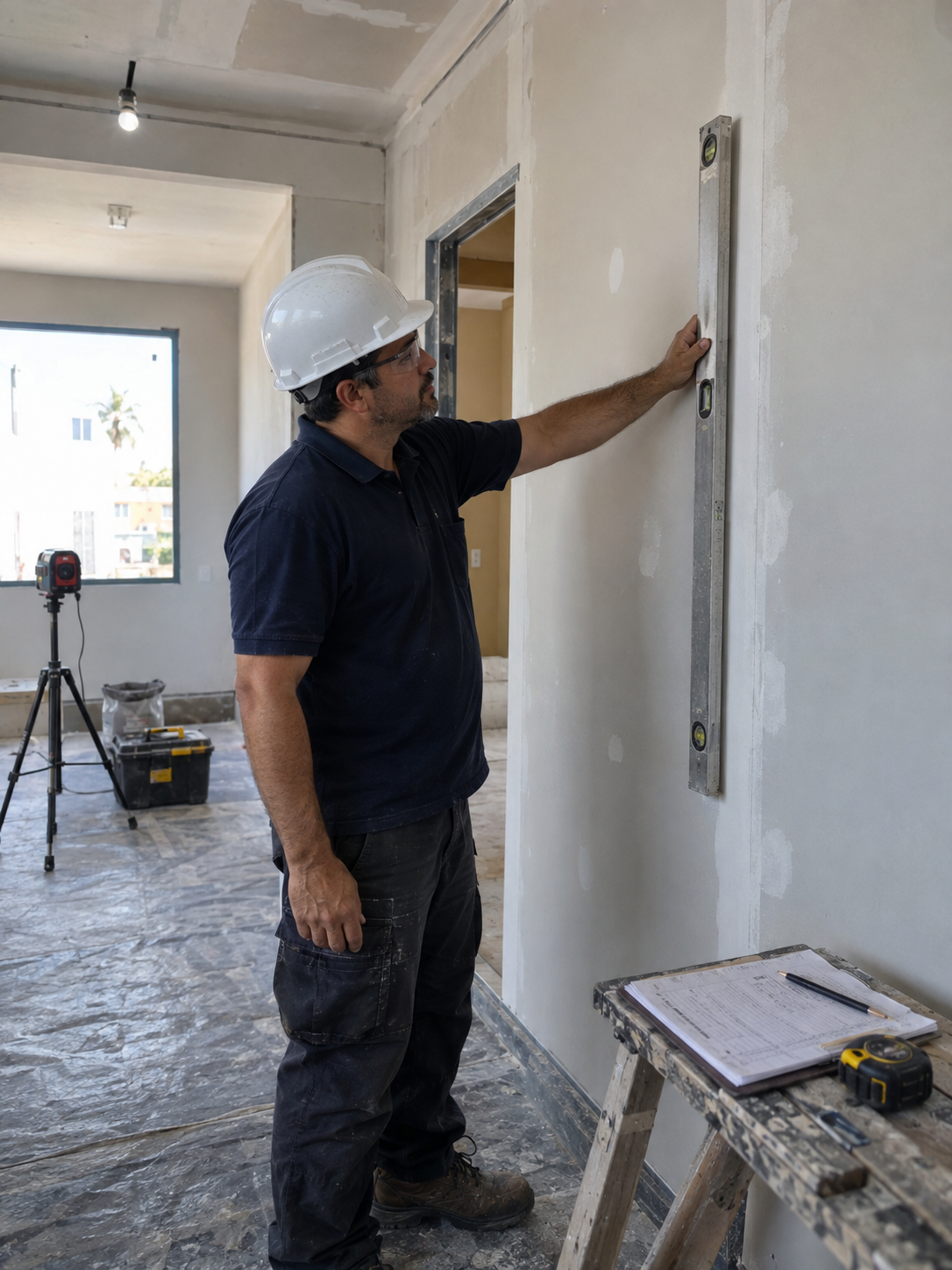 Execução de forro em drywall pela Construserv